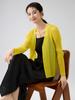 Nuevo Producto Primavera 2025 Moda Malla Hueca Manga Larga Cardigan de Aire Acondicionado Cuello en V Holgado Casual Más Fácil de Combinar Ropa de Protección Solar