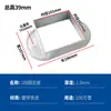 10 peças Conector Fivela de Fixação para Tubo Quadrado Base de Fixação para Poste Acessórios para Guarda-corpo Sem Solda Base de Ferro Galvanizado