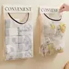Bolsa de rede para armazenamento de sacos de lixo de cozinha montada na parede, bolsa de armazenamento suspensa para uso doméstico, bolsa de rede para caixa de armazenamento