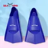 Nadadeiras de Mergulho Livre para Adultos, Nadadeiras de Mergulho Masculinas e Femininas, Nadadeiras Leves para Treinamento Profissional de Natação, Nadadeiras Curtas de Silicone