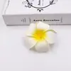 Adorno de Cabeça de Flor de Frangipani Fresco e Simples, Acessório de Cabelo de Flor Artificial, Presilha de Cabelo, Adereço para Fotografia de Flores, Decoração de Casamento Arte Floral