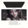 Mouse Pad de Jogo de E-Sports Bidimensional de Personagem de Anime Grande de Alta Qualidade Espessado e Resistente a Manchas Teclado de Computador Pad de Mesa