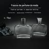 Atacado do Fabricante 75ml Garrafa de Vidro Transparente Plana para Perfume Garrafa Nua 15 Rosca Fundo Espessado da Garrafa Garrafa de Reabastecimento Tampa de Perfume