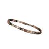 Pulseira de aço titânio prateada que não desbota para mulheres, anel liso de zircônia de alta qualidade, pulseira prateada, nova pulseira da moda que combina com tudo