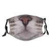 18 Máscaras de Animales Año del Tigre Tigre Tigre Salud Gato Perro Mono Lavable No Desechable Transfronterizo Caliente Algodón Mascarilla