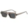 Gafas de Sol Cuadradas Tridimensionales Estilo Europeo y Americano, Anti-UV, Gama Alta, Modernas, Personalizadas Estilo Pasarela para Mujer