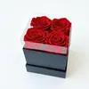 Flores eternas más vendidas de Amazon para el Día de San Valentín, regalo transfronterizo al por mayor, cubos de abrazo multiespecificación, flores eternas personalizadas al por mayor