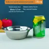 Bacia de sopa de aço inoxidável Chaozhou espessada não magnética para uso doméstico 18cm20 bacia de ferro de aço inoxidável tigela de sopa pequena bacia com bacia magnética para vegetais
