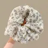 Goma para el pelo floral versátil estilo coreano para mujer, Lazo para coleta, Banda de goma de alta elasticidad, Elegante accesorio para el cabello