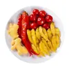 Três Tesouros Picantes: Pimenta da Montanha Selvagem, Pimentas em Conserva, Biscoitos de Arroz Picantes, Gengibre em Conserva, Pimentas Lanterna em Conserva Combo - Combinação Clássica Versátil de Conservas