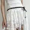 Corda de Cintura Trançada com Contas Estilo Étnico para Mulheres, Versátil Estilo Novo de Verão, Combinada com Vestido Meio Jeans, Acessórios de Cinto