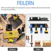Estante flotante de alta resistencia para herramientas, estante de pared para herramientas de mano y eléctricas