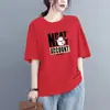 Camiseta de Manga Corta para Mujer, Estilo Nuevo, para Verano, Corte Holgado, Talla Grande 2026, Camiseta de Media Manga, Top Hermoso, Nuevo Estilo Popular