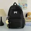 Mochila Escolar para Meninas, Estilo Japonês, Adequada para Alunos do Ensino Fundamental das Séries Três a Seis, Versátil e Simples, Grande Capacidade, Mochila de Estilo Fresco para Alunos do Ensino Médio