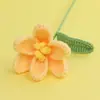 Buquê de Flores de Crochê de Tulipa Aberto na Fronteira Atacado Flores Artificiais Flores de Crochê de Tulipa de Novo Estilo