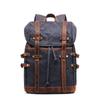 Mochila de Lona Retro para Viaje para Hombres, Modelo Más Vendido, Mochila Grande para Hombres, Bolsa Impermeable para Senderismo al Aire Libre y Viajes