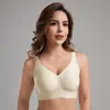 ¡Wow, sujetador personalizado con estampado de leopardo transfronterizo, ropa interior de gel talla grande para mujer, fina, sin costuras, sin aros, sujetador de comercio exterior, artículo más vendido