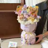 6.1 Papel de Regalo para Ramo de Dibujos Animados Día del Niño Empaque para Ramo de Snacks Materiales para Empaque de Ramo Hecho a Mano DIY Venta al por Mayor