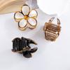 Gurex Jewelry Estilo Meio do Século Casco de Tartaruga High-End Flor Pegador Rabo de Cavalo Meio Preso Grampo de Cabelo Frangipani Acessórios de Cabelo para Mulheres