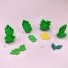 Molde de plástico para prensar hojas de arce, 4 unidades, para fondant, galletas, repostería casera, decoración de pasteles