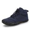 Zapatos de senderismo de talla grande transfronterizos para hombre, zapatos de algodón de caña alta, zapatos de senderismo, botas de nieve cálidas con forro polar para hombre, fabricantes venta al por mayor