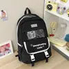 Mochila Escolar de Nuevo Estilo para Niñas, Diseño Moderno y Único de Bloques de Color, Alto Valor Estético, Adecuada para Grados 4-6 de Primaria y Secundaria, Estilo Academia, Mochila con Múltiples Compartimentos