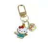 Chaveiro de Gatinho Fofo Pingente de Prêmio Criativo Fofo Metal Presente Novo Estilo Transfronteiriço Acessório de Mochila Pingente de Fone de Ouvido