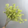 Oro de Mil Capas 3 Ramas Sauce Dorado Decoración de Boda Decoración Suave Materiales Florales Materiales de Arreglo de Plantas Tianmen Dong Changzhi Songcao Hogar