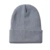 Gorro de Punto de Otoño e Invierno para Niños Estilo Europeo y Americano Color Sólido Versátil para Exteriores Unisex Gorro de Punto para Bebé Gorro de Lana Tejida Venta al por Mayor
