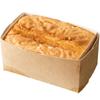250g bandeja de papel para pastel de almohada dorada caja de embalaje para pan desechable resistente a altas temperaturas 450g molde para bolsa de pan tostado de almohada para hornear