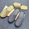 Pantuflas Desechables Específicas para Hotel para Verano, Adecuadas para Casas de Huéspedes, Salones de Belleza y Uso en el Hogar, Lona Engrosada, Antideslizantes, Venta al por Mayor