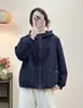 Chamarra Corta con Capucha Acolchada Diamante para Mujer 2026 Otoño Nuevo Estilo Coreano Holgada Casual Acolchada Reversible Top Reversible