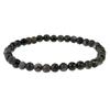 Pulsera de Cuentas Calientes de Amazon de 4 mm Cuentas de Piedra Natural Pulsera Stamline Turquesa Piedra de Tigre Pulsera de Jade