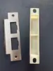 Placa de pestillo de puerta, Placa guía de puerta interior, Placa de cerradura de puerta de dormitorio, Placa de acero para marco de puerta, Juego de cerradura, Tope de puerta, Accesorios para tope de puerta