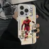 Bonito CR7 Adequado para Apple 17Pro Elegante 15ProMax Capa de Celular iPhone16 Europeu/Americano 14Pro Nicho