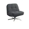 Sillón Pequeño Perezoso, Silla de Ocio Dewey Linger, Giratorio, Adecuado para Salas de Estar Pequeñas, Sillón Individual Vintage de Diseñador