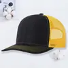 Gorra de Malla Nueva Richardson Transfronteriza 112 Transpirable Visera Ligeramente Curva Seis Paneles Bloqueo de Color Moderno Gorra de Béisbol