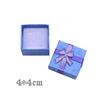 Nueva Caja de Anillo Cuadrada Perlada Endurecida Caja de Joyería Caja de Joyería Regalo Arte Latte Caja de Collar de Joyería Venta al por Mayor