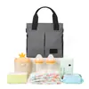 Bolsa de Maternidade Mamãe Leve Passeio Armazenamento Bolsa Tote Atacado Grande Capacidade Trabalho Isolamento Lancheira Portátil Bolsa Mamãe e Bebê