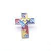 Ventas Directas de Fábrica Cuidado Niños Autistas Puzzle Corazón Cinta Cruz Insignia Broche Insignia Joyería Accesorios