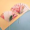 Novo Estilo Nacional Decoração Do Bolo Sumaúma Papel Dobrável Ventilador Novo Estilo Chinês Estilo Antigo Decoração Do Bolo Mesa De Sobremesa Plug-in Ventilador