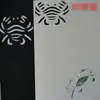 Cartón para envolver flores accesorios para el cabello bolsa de papel con dibujos accesorios papel adhesivo plantilla de papel casera cartón blanco corte de flores broche
