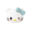 Gato KT 3D de goma suave de dibujos animados, linda cabeza de gatito de Hello Kitty, decoración y adorno para hornear pasteles de cumpleaños infantiles