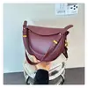 Comércio Exterior Transfronteiriço Direto da Fábrica Feminina 2026 Nova Bolsa Transversal Vintage Moda Cor Sólida Bolsa Sela