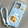 Funda de Gelatina Dos en Uno para Teléfono Móvil Apple con Cordón, Funda Protectora Elegante, Funda Protectora para Teléfono Móvil Apple 15Promax con Cordón