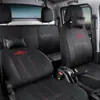 Fundas de Asiento de Tela de Cuero Genuino para la Camioneta Pequeña de Doble Fila Wuling Rongguang y la Camioneta Pequeña de Doble Fila New Rongguang