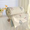 Colcha de Verão de Algodão Lavado com Gaze de Camada Dupla Núcleo de Fibra Colcha Refrescante de Verão Colcha de Presente Lavável à Máquina Dormitório Fina Colcha de Ar Condicionado Fabricante