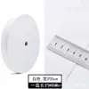 40m Fabricante Venta al por mayor Banda Elástica Blanca, Banda Elástica Plana Ancha, Banda Elástica de Punto Fuerte Elástico para Pantalones de Bebé