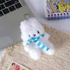 Cachecol fofo de desenho animado, pingente de coelho Miffy, brinquedo de coelho de pelúcia, pingente de boneca, pingente de bolsa para melhor amiga, jogo de fliperama