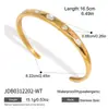 Pulseira Wanxing Estilo Clássico em Aço Inoxidável Dourado 18K com Zircônia Geométrica, Toque de Luxo Leve de Alta Qualidade, Joia Transfronteiriça, Design de Nicho